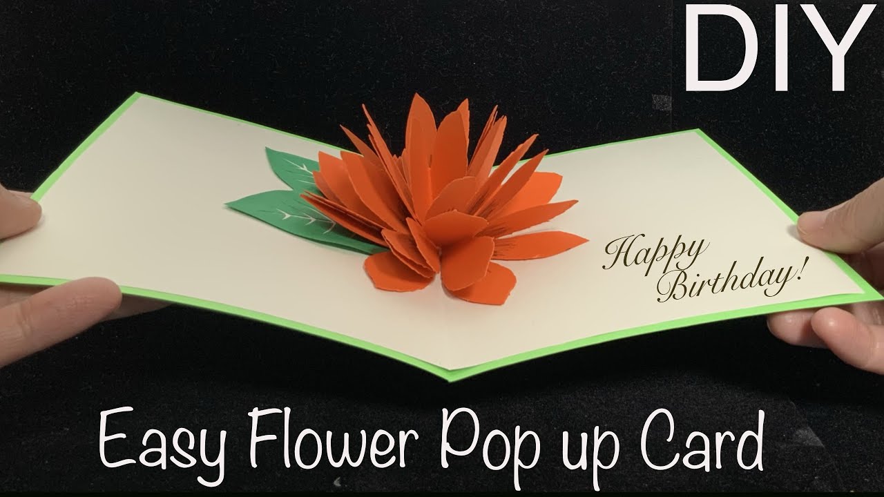 EASY FLOWER POP UP CARD TUTORIAL I DIY Birthday Card | Mother’s Day Gift Ideas | Paper Craft