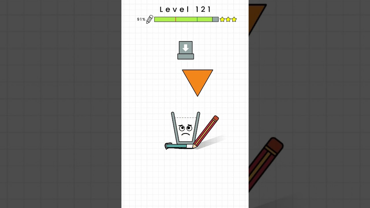 Happy Glass - Level 121. Three Stars Solution. Gameplay Walkthrough