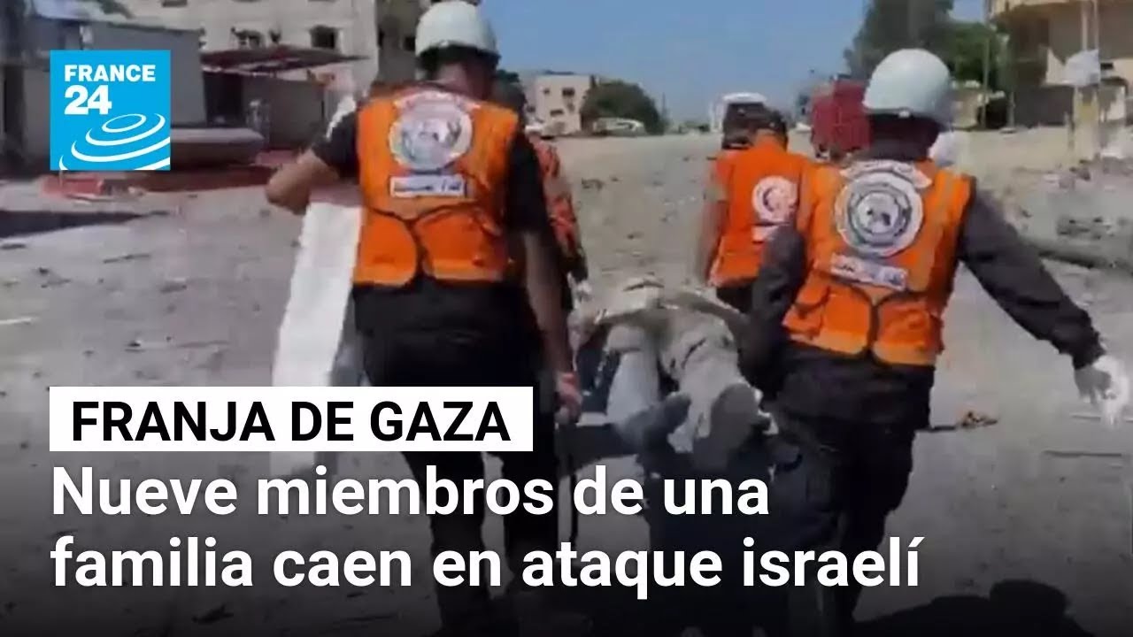 Gaza: pareja de médicos pierde a nueve hijos en un ataque israelí en Khan Younis • FRANCE 24