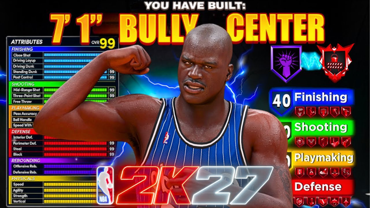 ЛУЧШИЙ БИЛД ЦЕНТРОВОГО в NBA 2K27! НИКАКИХ СЛАБОСТЕЙ! ЛУЧШИЙ БИЛД NBA 2K27