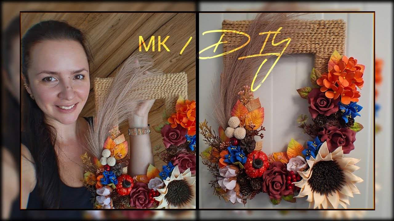 DIY Autumn Wall Decor / Décoration Murale d'Automne / МК Осінній вінок на двері