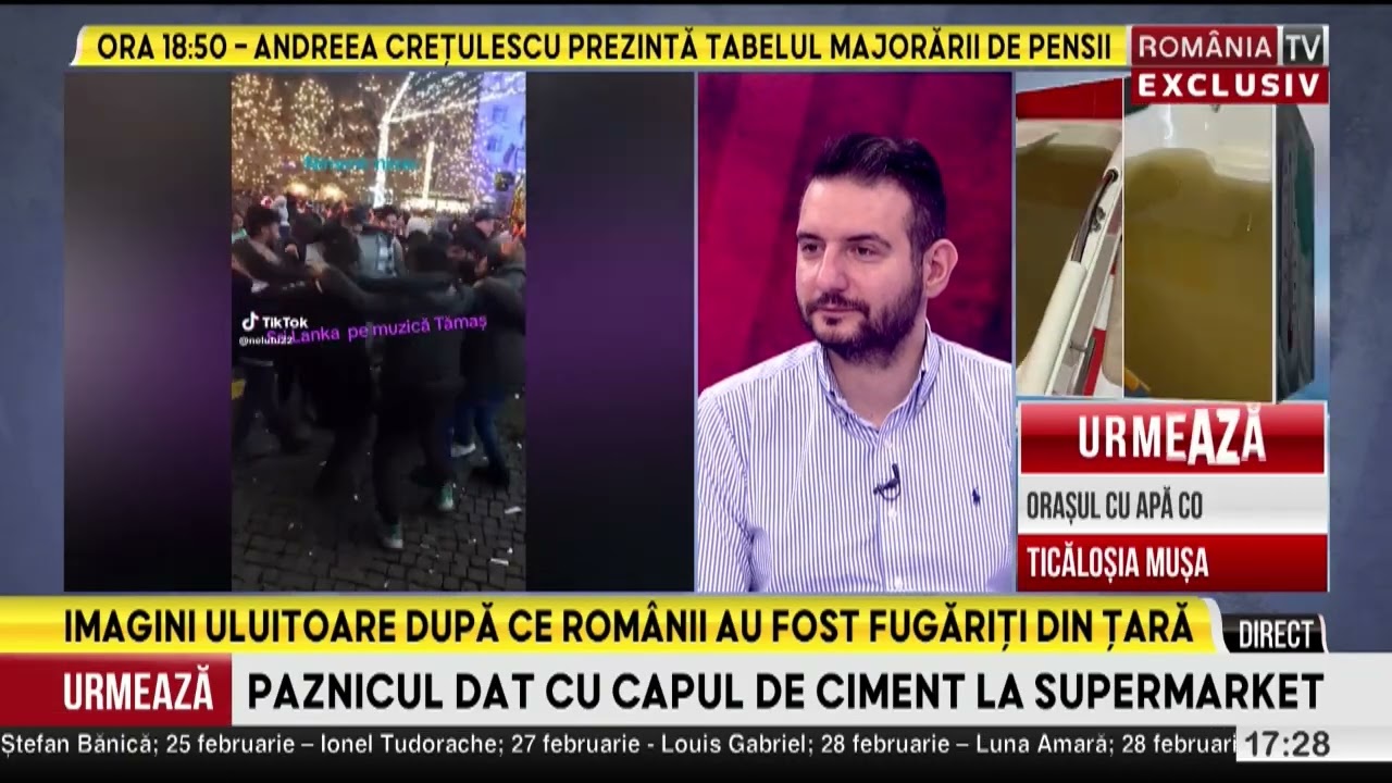 Imagini uluitoare dupa ce romanii au fost fugariti din tara