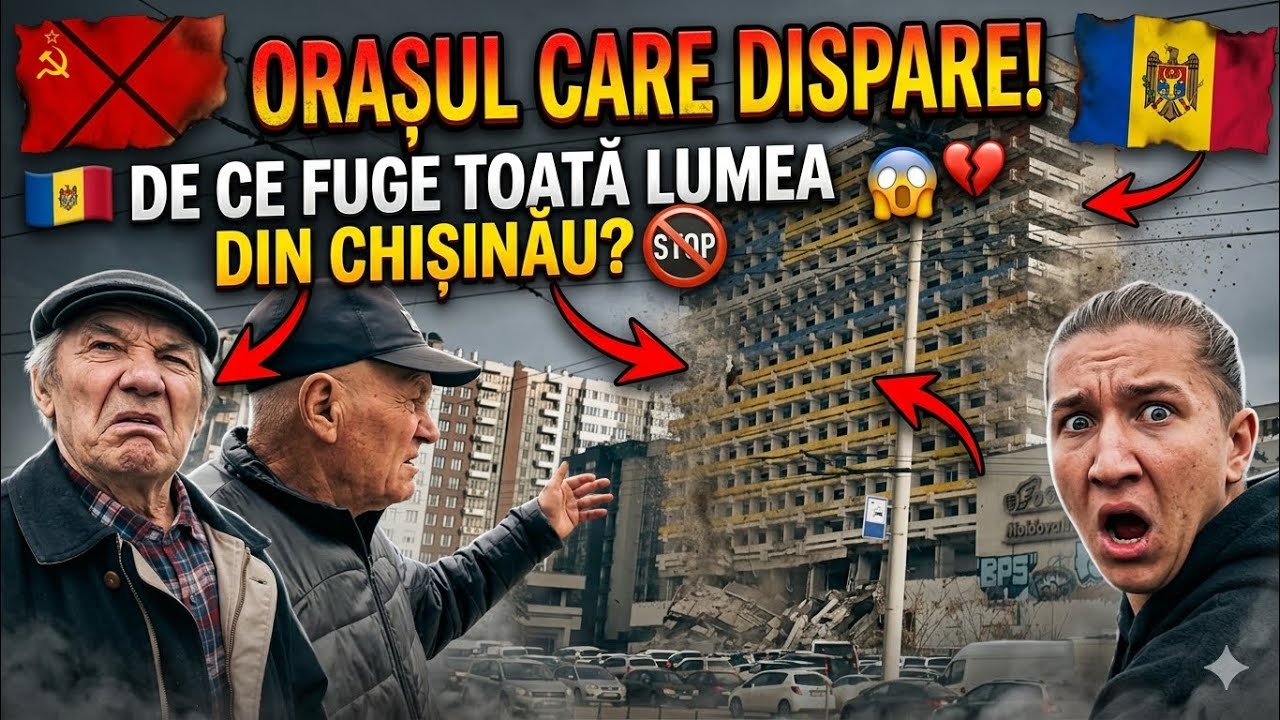 Rep. Moldova: Țara de unde TOȚI vor sa plece! Prima oara in Chisinău
