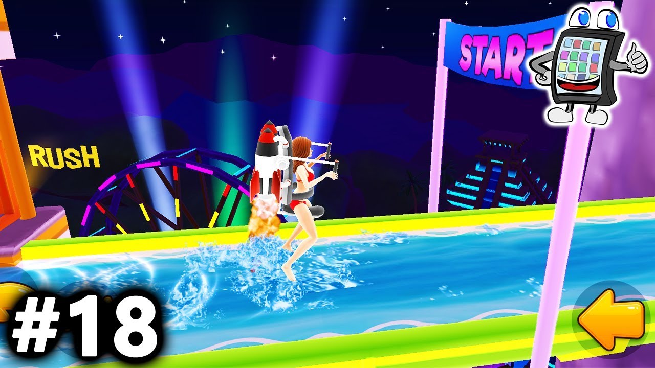 UPHILL RUSH #18 App deutsch | JETPACK RAKETENANTRIEB - Keine gute Idee | LEBENSGEFAHR AUF RUTSCHE