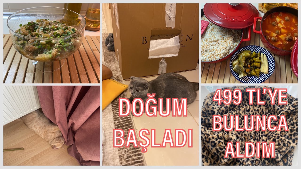 499 TL’YE KAÇIRAMAZDIM❌GÜNÜN MENÜSÜNÜ YAPALIM👌DOĞUM BAŞLADI🥹UZUN ZAMANDIR YAPMAMIŞTIM❌