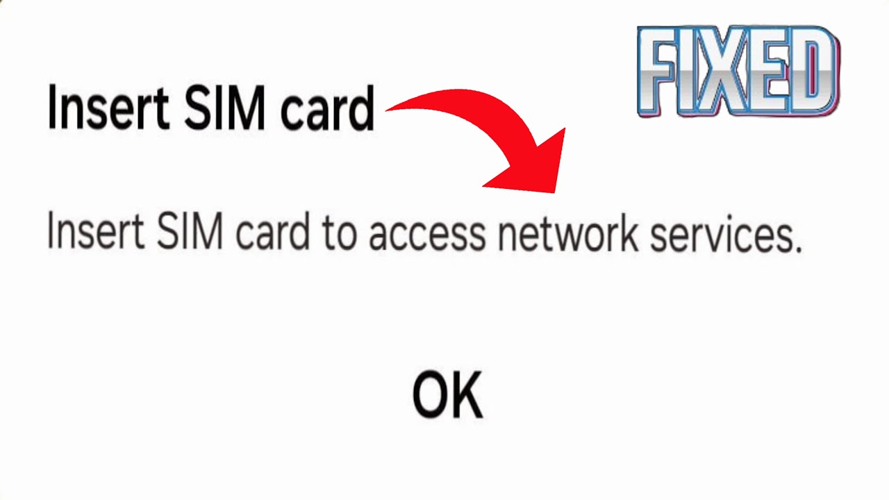 Como corrigir Samsung Inserir cartão SIM para acessar serviços de rede |