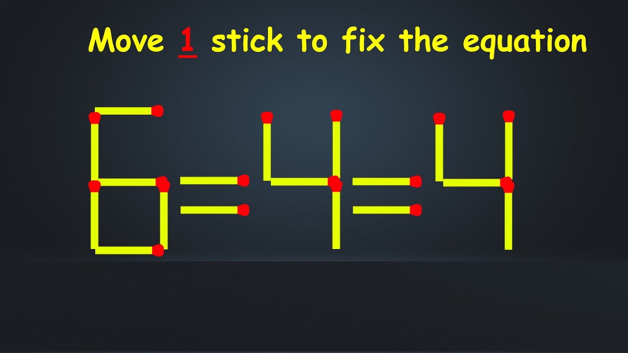 Solve This SEEMINGLY IMPOSSIBLE Matchstick Puzzle in 20 Seconds
