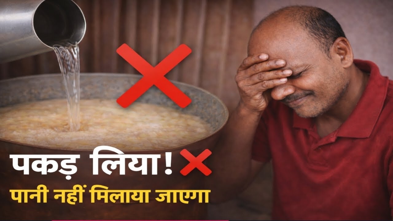पकड़ लिया अब पानी नहीं मिलाऊंगा 😭 | #kulfivlogs 