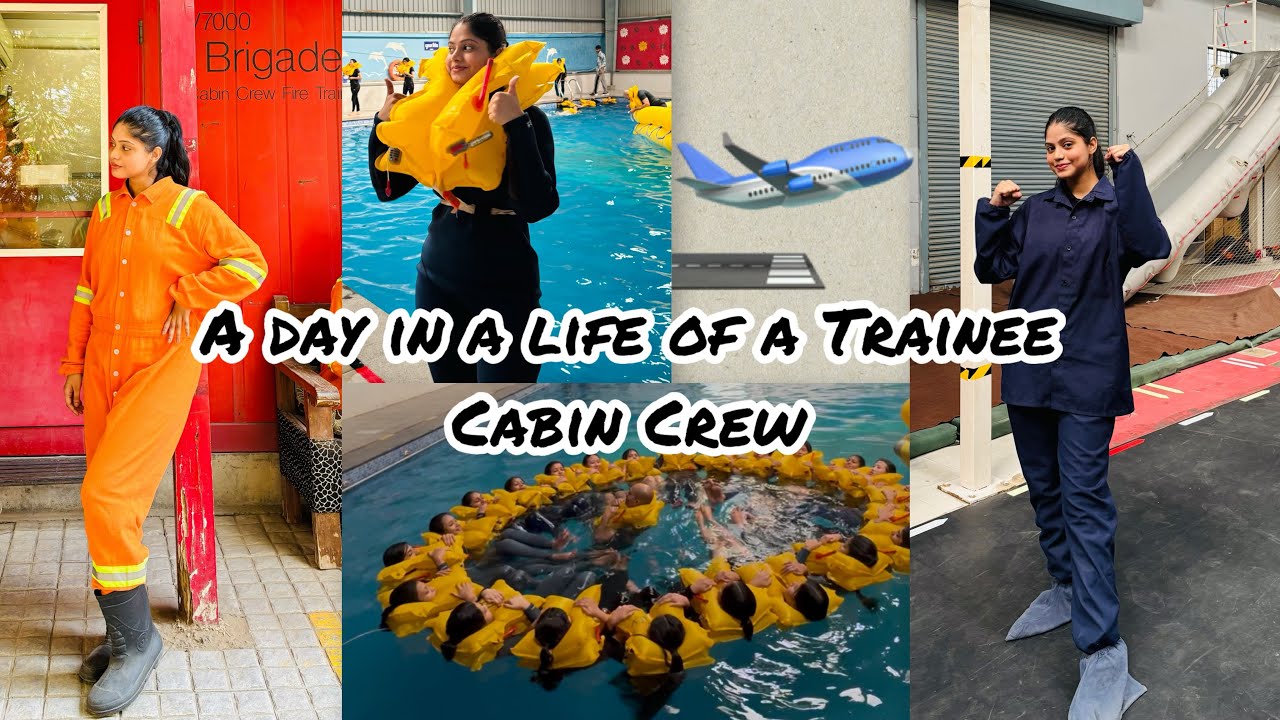 Cabin Crew Training✈️ || Fire Fighting🔥| Evacuation Slide | Ditching🌊 (Finally this day came😍)