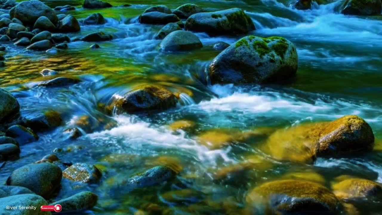 River Sounds for Sleep 🌊 Natural White Noise for Insomnia Relief
