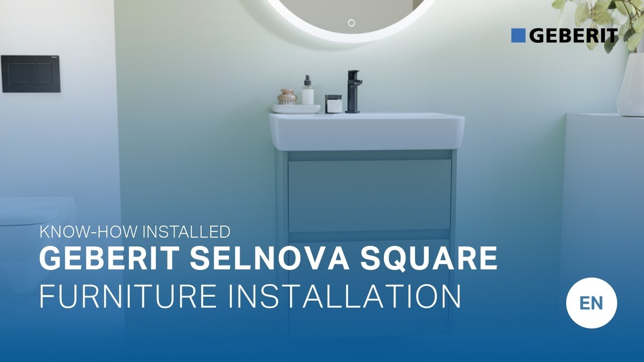 Geberit Selnova Square Furniture Installation