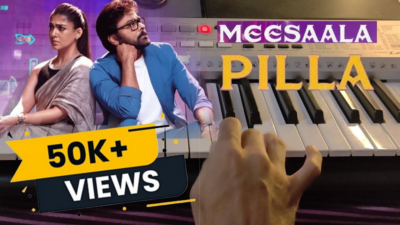 Meesala Pilla | Udit Narayan Romantic Melody | Telugu Piano Cover Short