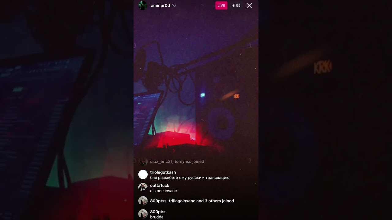 AMIR.pr0d plays INSANE NEW BEATS on IG Live 🔥🎷💫 [6/24]
