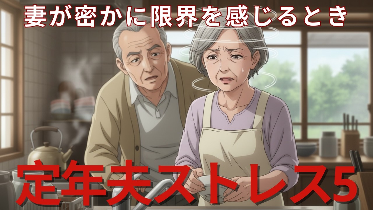 「定年後に夫が邪魔になる」妻が密かに感じているストレス5選【シニア朗読雑学】
