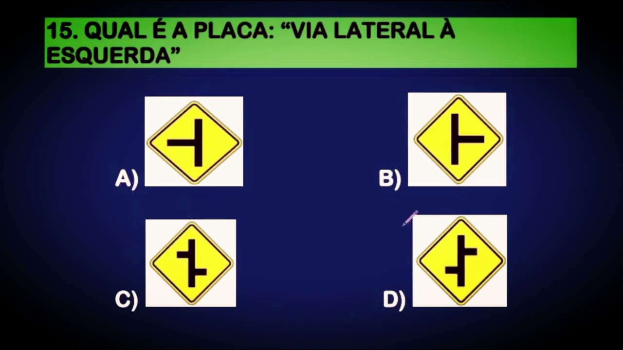 SIMULADO DO DETRAN 2026 COM TODAS AS PLACAS DE ADVERTÊNCIA