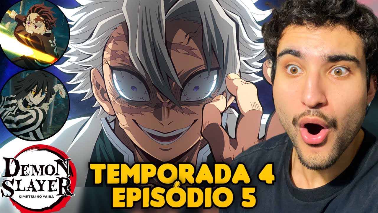 TANJIRO VS SANEMI E OBANAI!!! React Demon Slayer EP. 5 Temporada 4 - KIMETSU