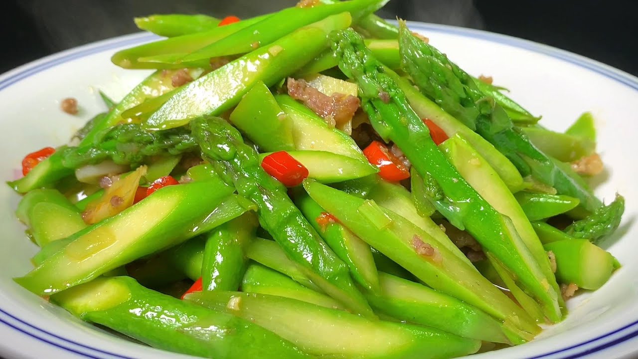 蘆筍到底怎麼做好吃？教你正確做法，蘆筍鮮嫩脆爽，營養不流失【一畫美食】#蘆筍 #蘆筍正確做法 #蘆筍食譜