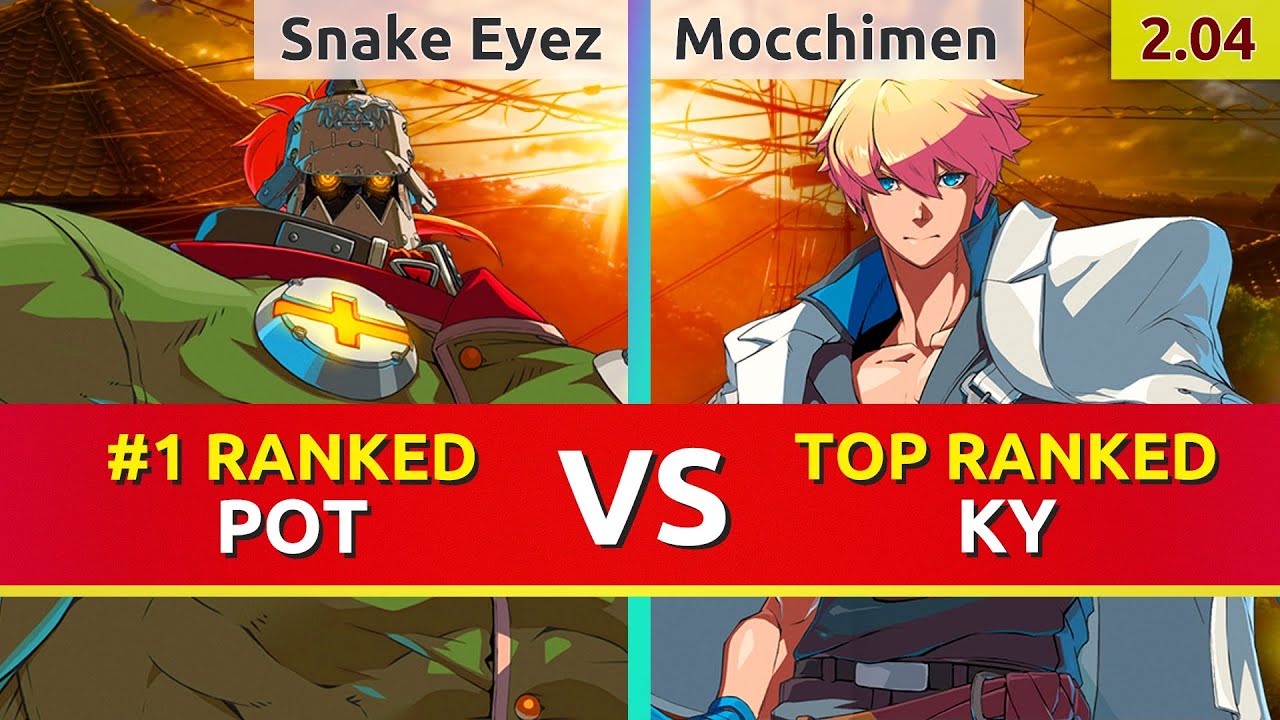 GGST ▰ Snake Eyez (#1 Ranked Potemkin) vs Mocchimen (TOP Ranked Ky). Guilty Gear Strive