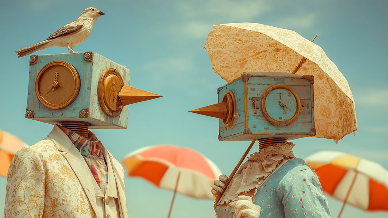 I Put a Brave Face on It | 4K Surreal AI Music Video