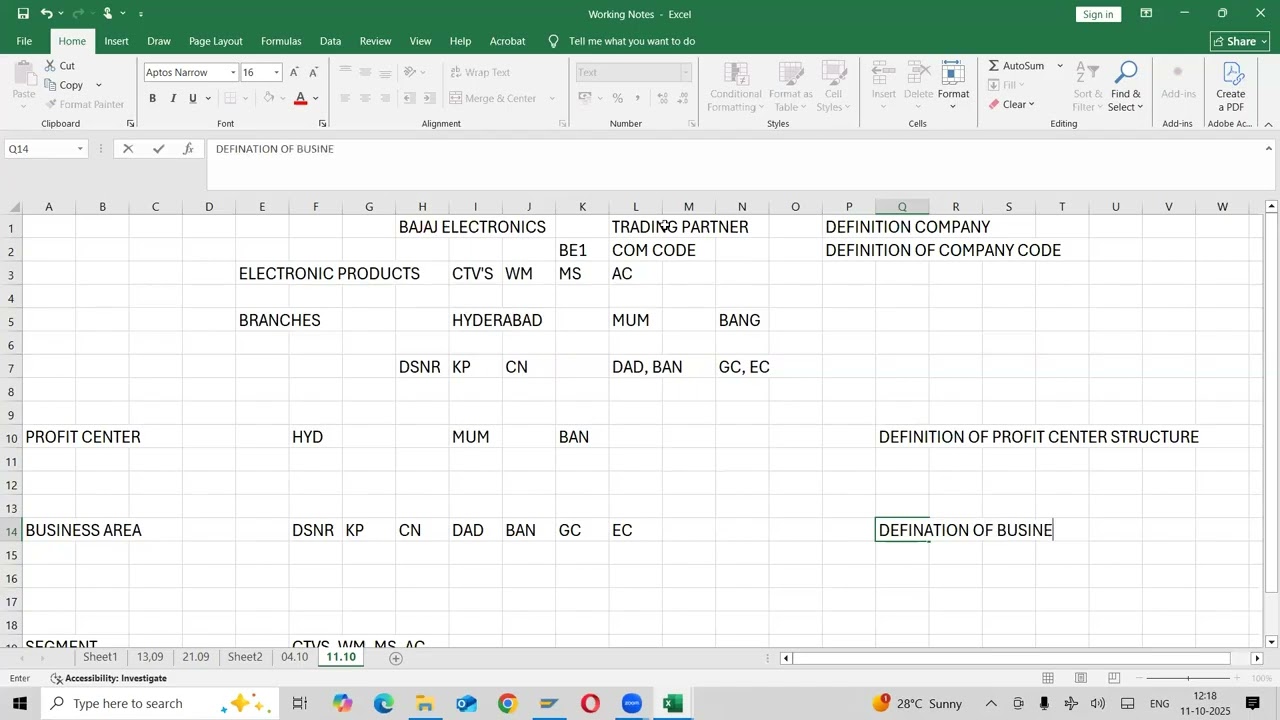 SAP FICO S4 HANA ORG STRUCTURE DAY 1