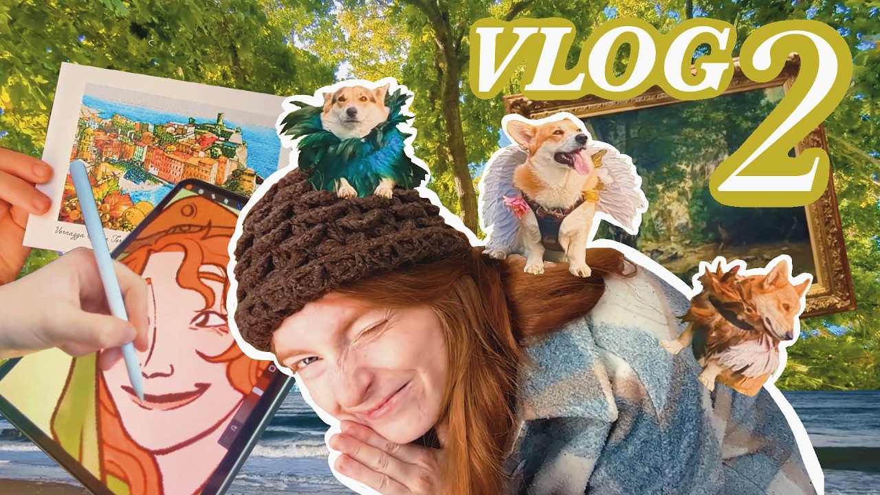 Vlog 02 - Ma vie d'illustratrice ou l'art de filmer tout, sauf quand je travaille