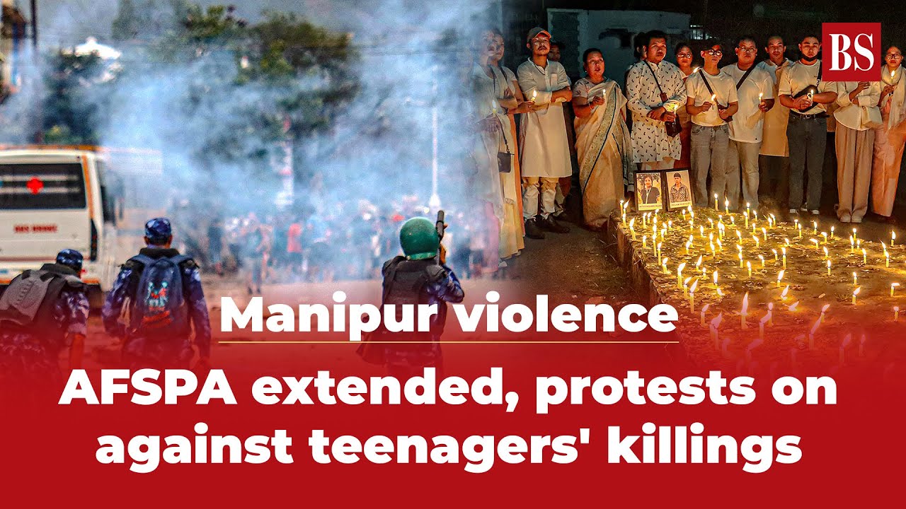 Manipur violence: AFSPA extended, protests on against teenagers' killings