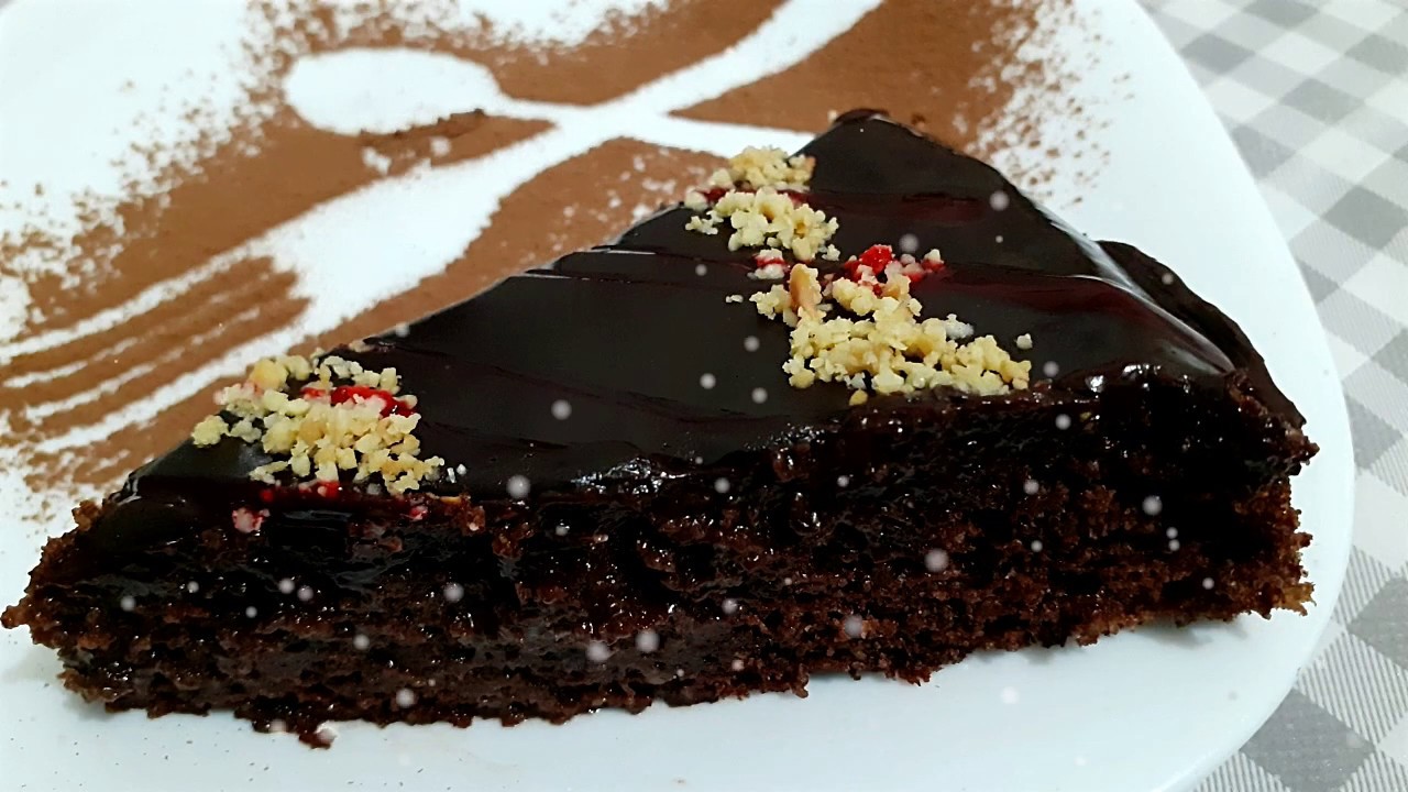 كيكة بالشكولاطة🍫🍰 بثلاث بيضات فقط بمكونات بسيطة/مشربة وخفيفة رائعة ومذاقها أروع
