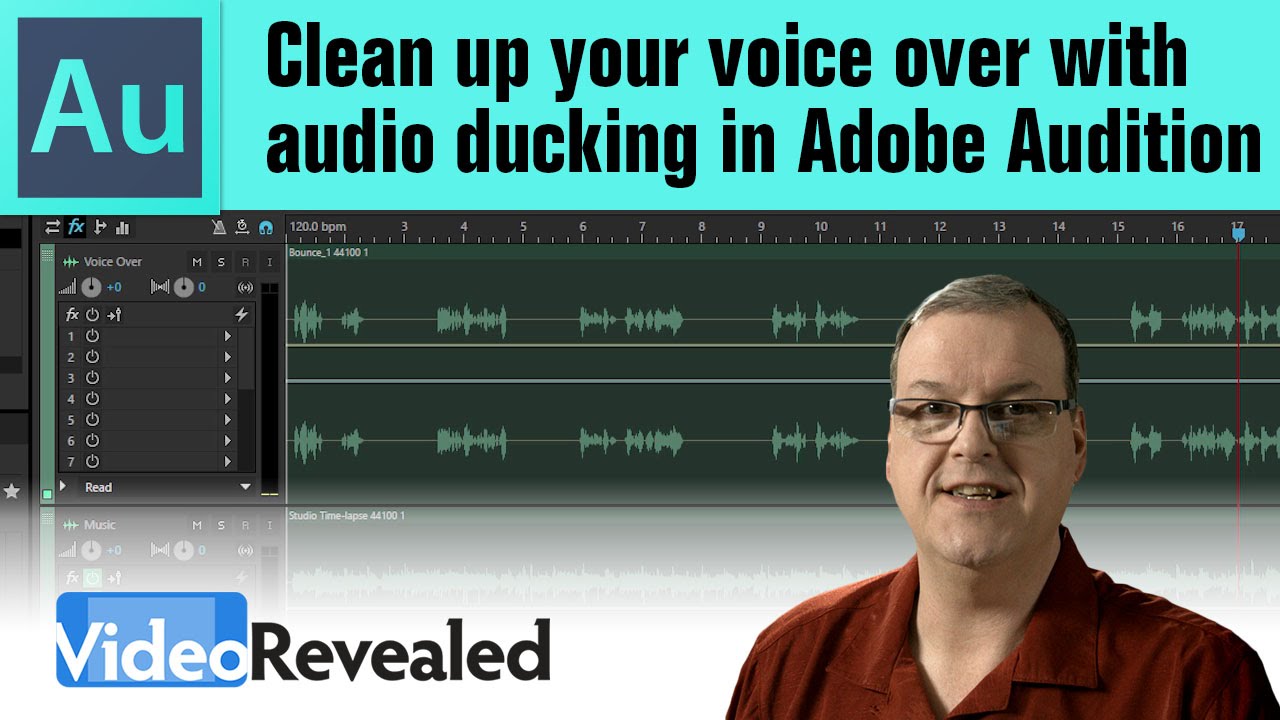 Clean up your voice over with audio ducking in Adobe Audition
