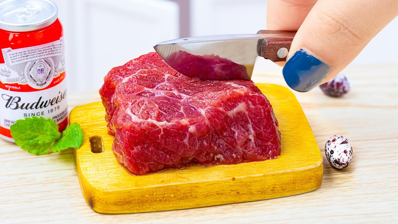 How To Cooking BEEF STEWED IN BEER - MINI FOOD