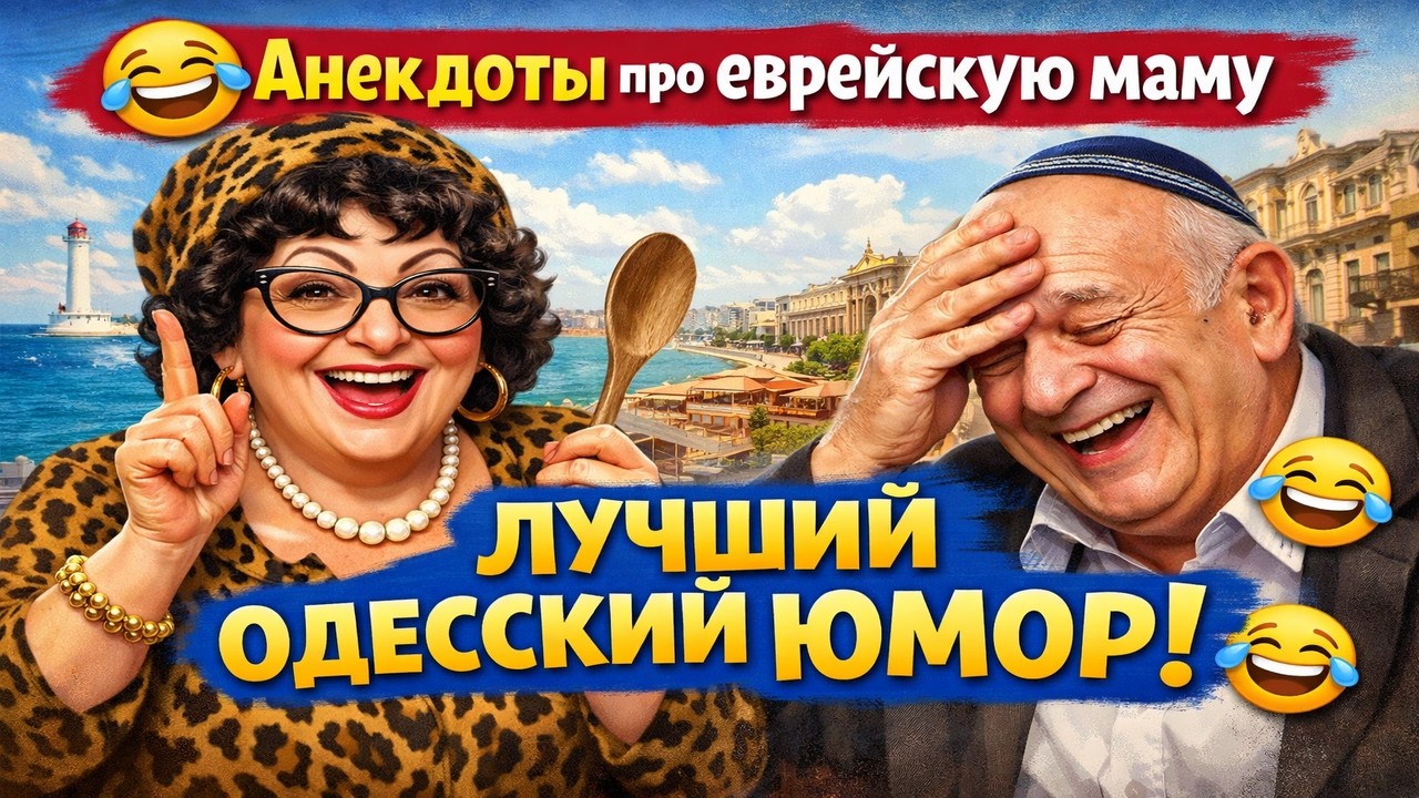 😂 Анекдоты про еврейскую маму — лучший одесский юмор!