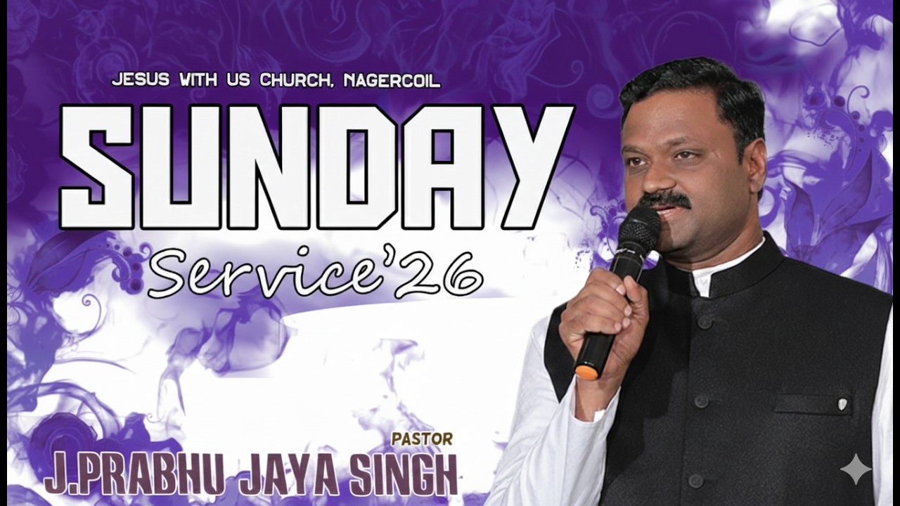 🔴LIVE || Sunday 1st Service | Pr. Prabhu Jaya Singh | 22 Feb 2026 | JWUC Nagercoil ||