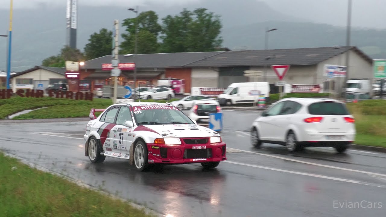 Rally Cars on Road Section / Liaison - Rally of Bornes 2024