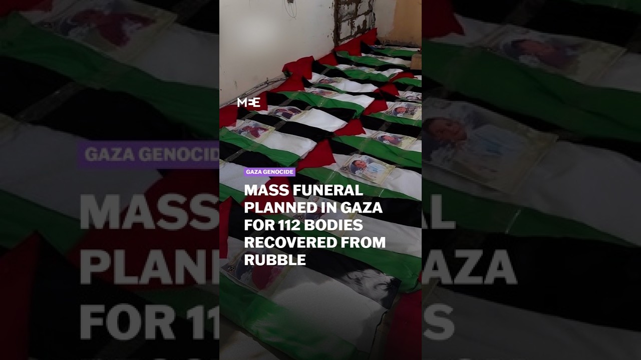 Gaza civil defence teams recover remains of 112 Palestinians from rubble