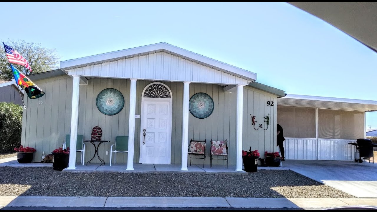 How to build a front porch on a mobile home Part 1