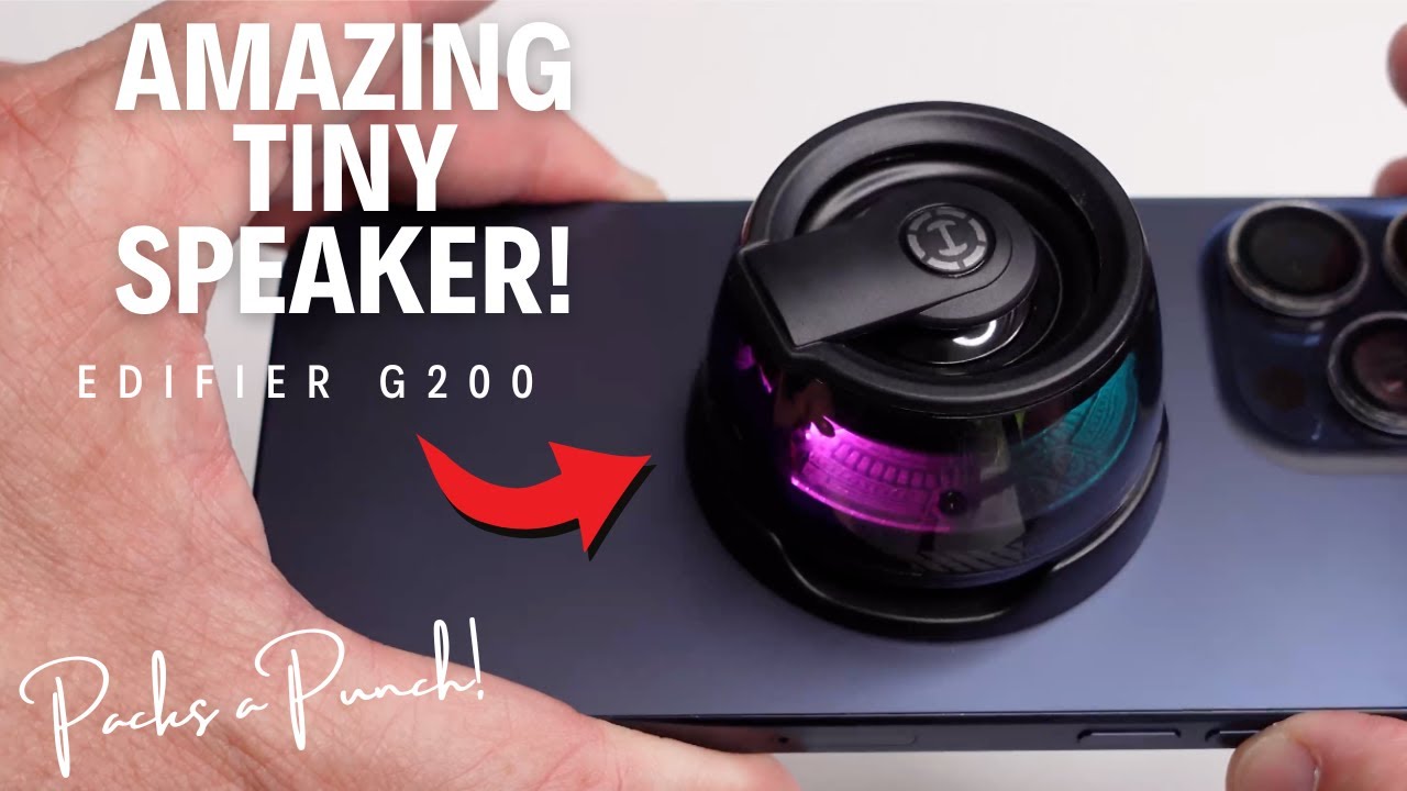 Edifier G200 Speaker Unboxing & Review - Great Sound from a Small Device!