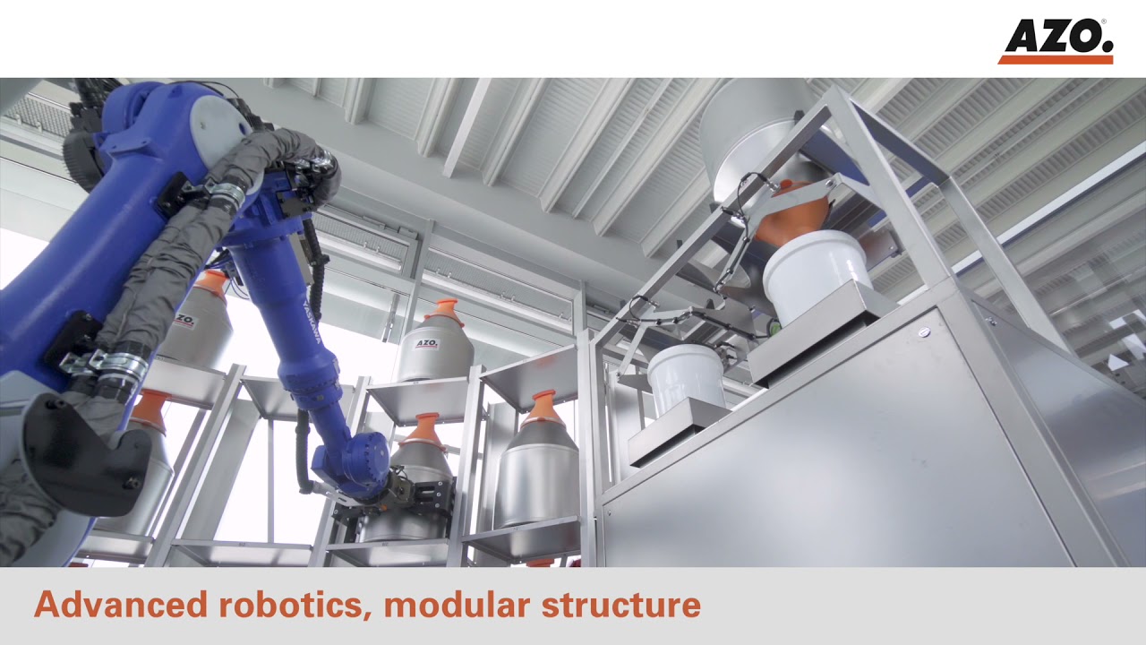 Maximum production reliability with AZO RoLog® – robot-assisted dosing of small quantities