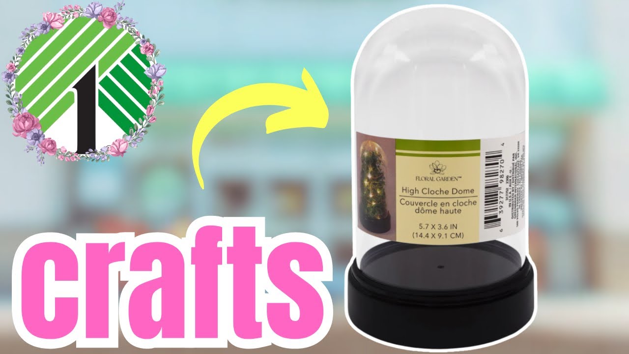 FRESH NEW Dollar Tree DIY Crafts Using CLOCHES