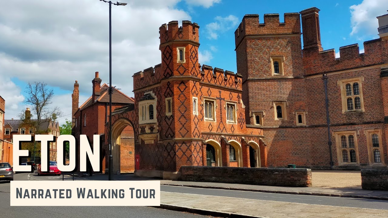 ETON | 4K Narrated Walking Tour | Let's Walk 2023