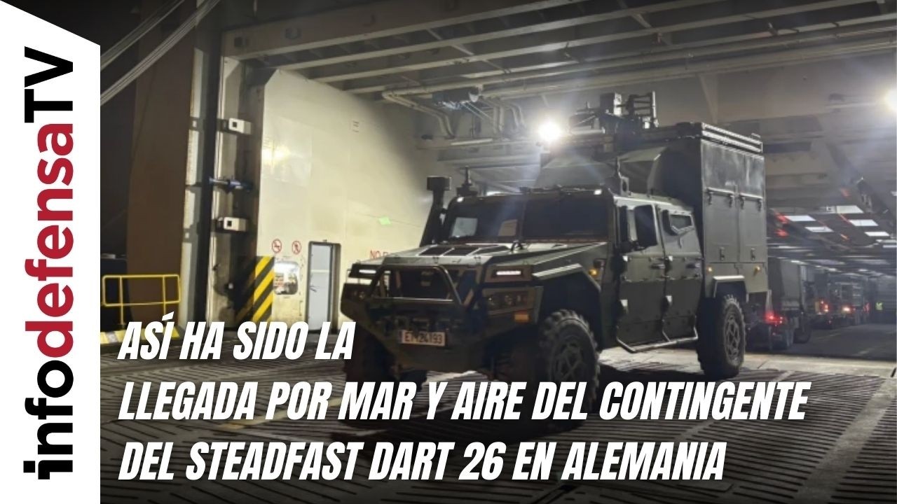 Así ha sido la llegada por mar y aire del contingente del Steadfast Dart 26 en Alemania
