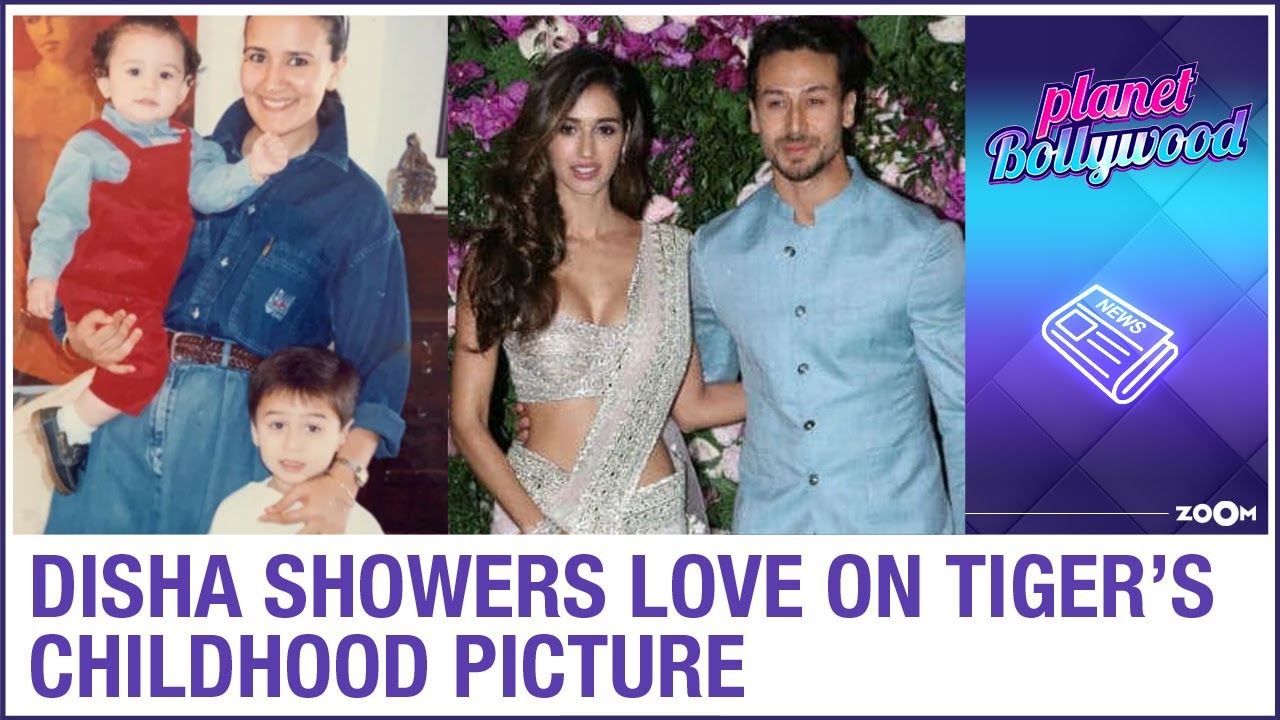 Disha Patani showers love on Tiger Shroff's childhood picture with mom and sister