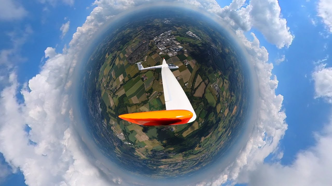 Rolladen Schneider LS1-f WL Windenstart 360&deg;