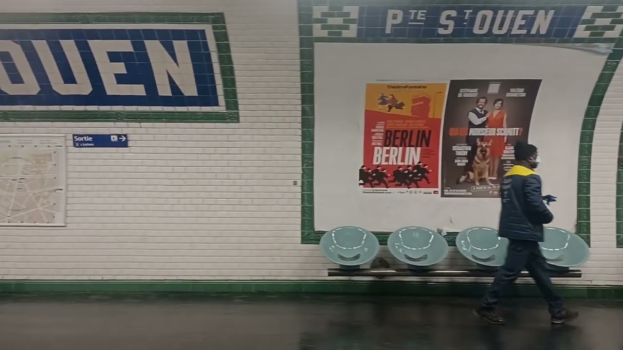 [RATP]Ligne 13 voyage dans un MF77 rénové (axe Saint Denis)
