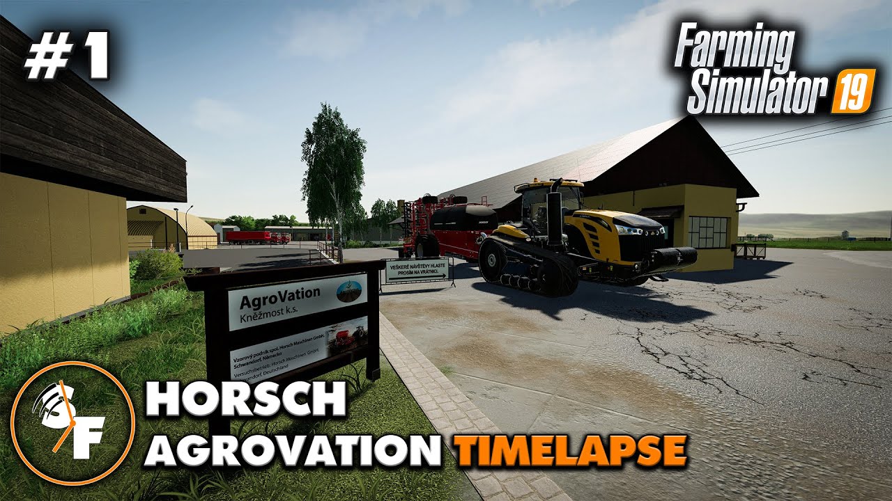 FS19 Horsch AgroVation Timelapse #1 First Day