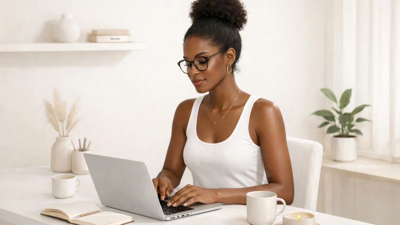 Deep Focus Clean Girl R&B 💻 Soft Productivity & Calm Study