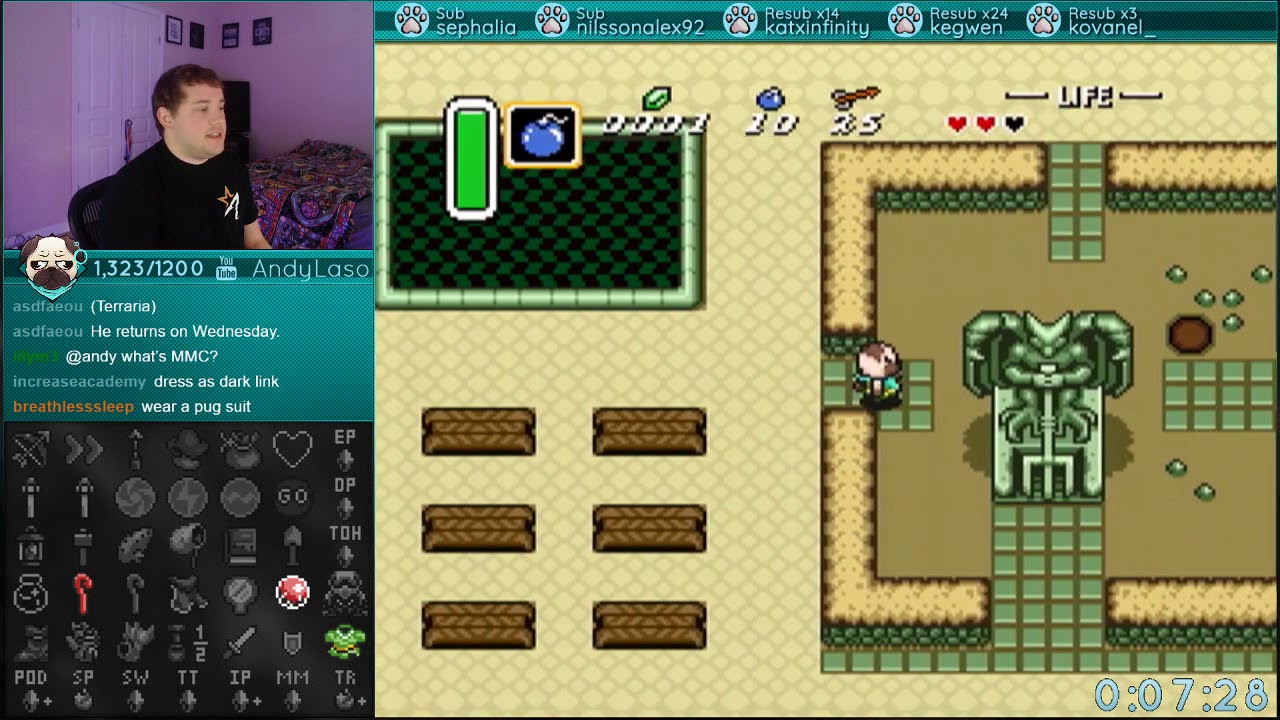 A Link to the Past | Inverted Swordless Randomizer | Aga tower plzzz