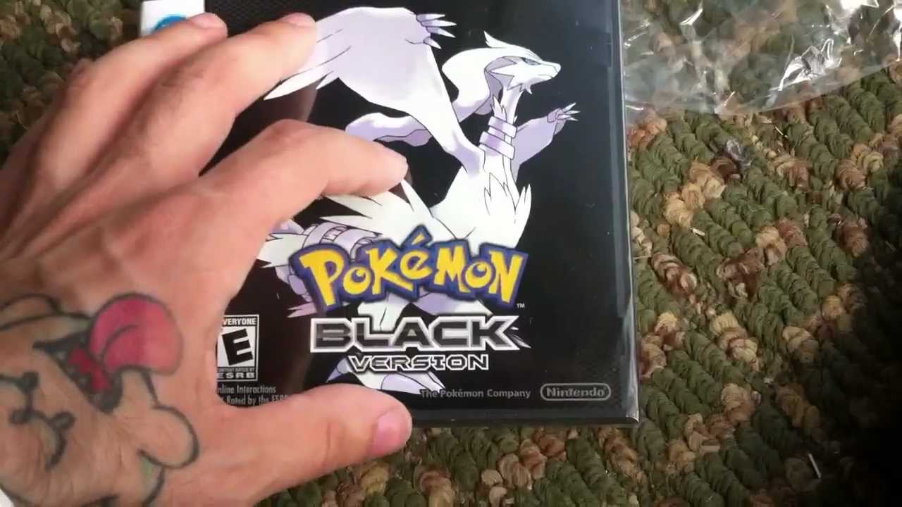 Limited Edition Pokemon Black Dsi Bundle Unboxing