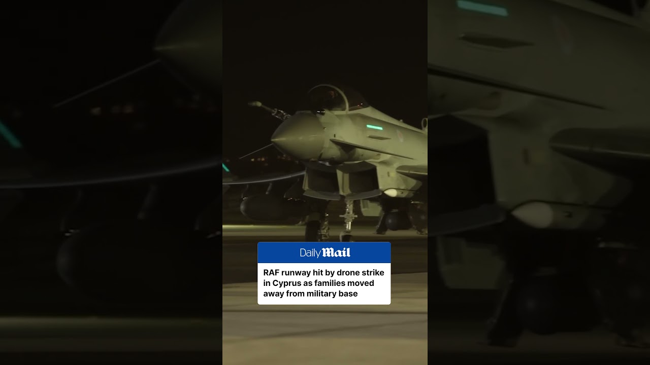 RAF base hit by drone attack in Cyprus
