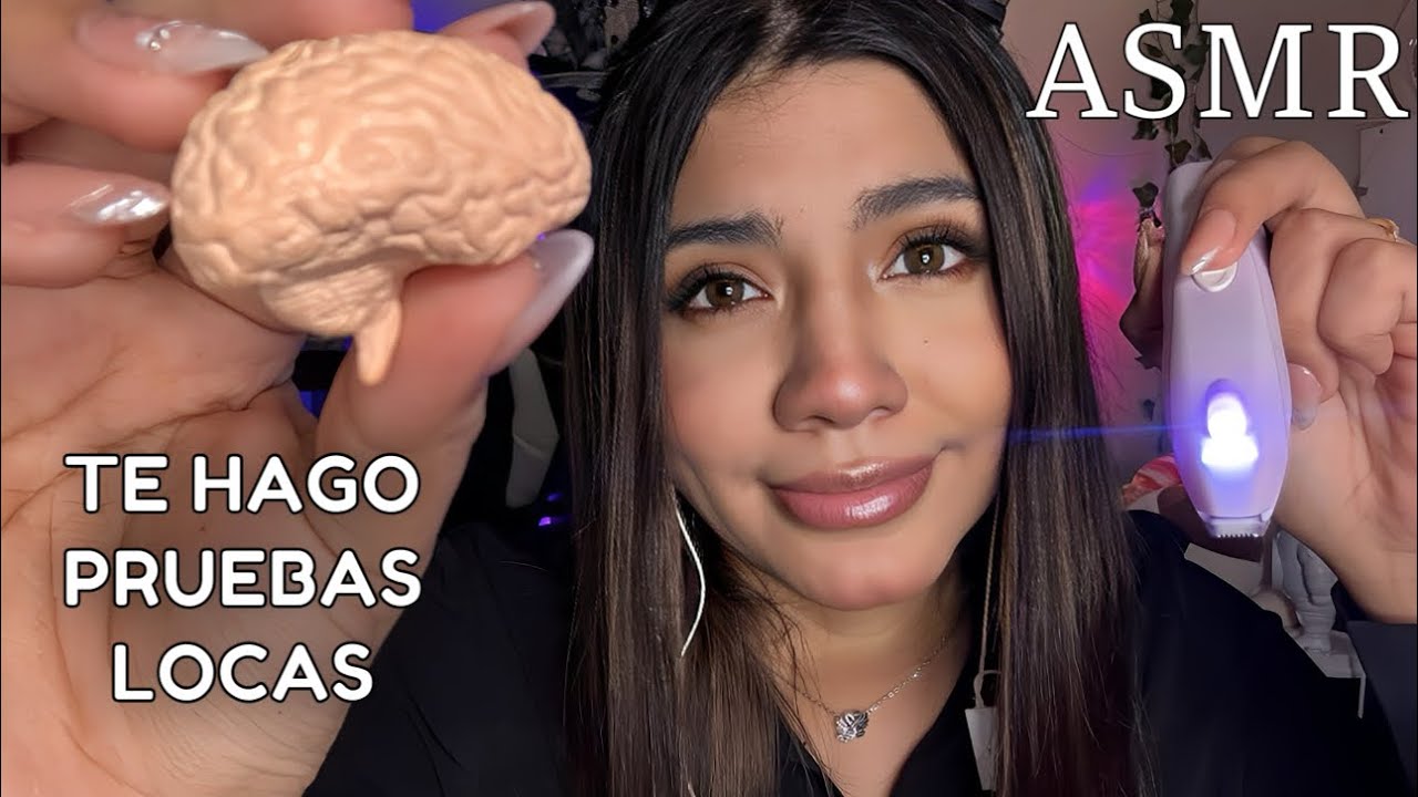 ASMR roleplay / CIENTIFICA RARA y LOCA te HACE PRUEBAS RARAS (sin EXPLICACIÓN)