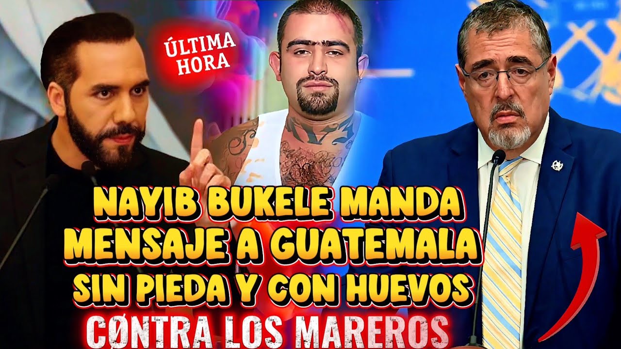 BOMBAZO NAYIB BUKELE MANDA MENSAJE A GUATEMALTECOS SIN PIEDA Y CON HUEVOS C&Oslash;NTRA LOS P&Acirc;NDILLLER&Oslash;S 😡