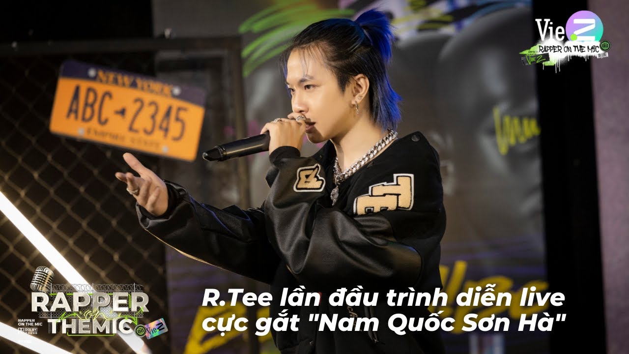 Rapper On The Mic | R.Tee lần đầu trình diễn live cực gắt 